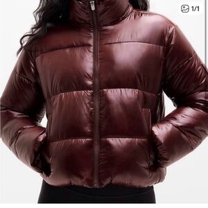 Athleta Halo Puffer Jacket - Garnet